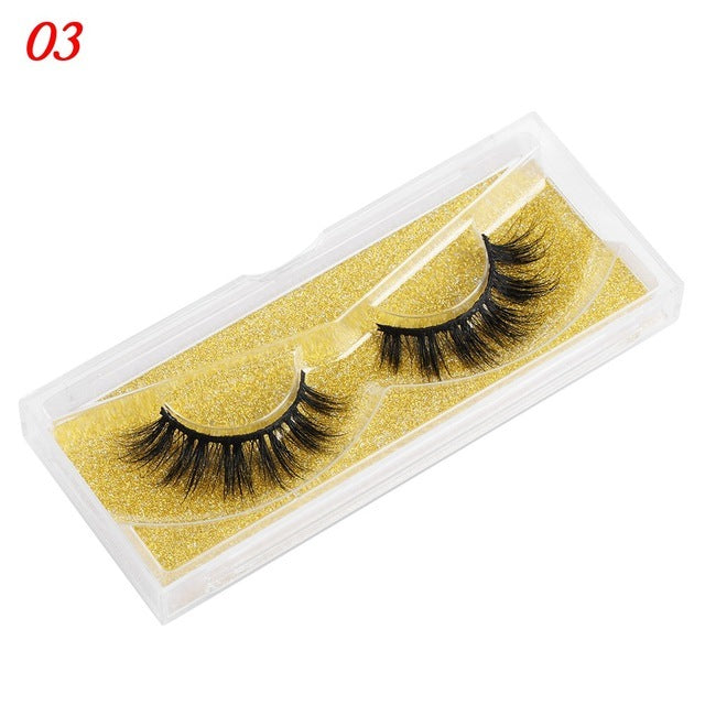 Mink Eyelashes 25mm Wispy Fluffy Lashes