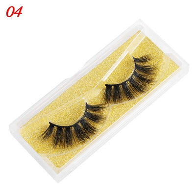Mink Eyelashes 25mm Wispy Fluffy Lashes