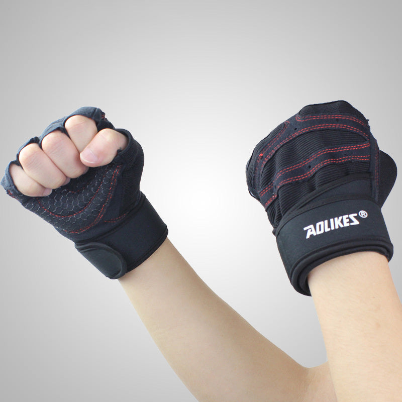 Weightlifting Half-Finger Gloves Training Gym Breathable Non-Slip