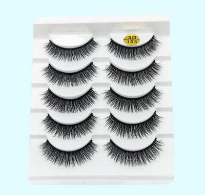Mink False Eyelashes 3D False Eyelashes