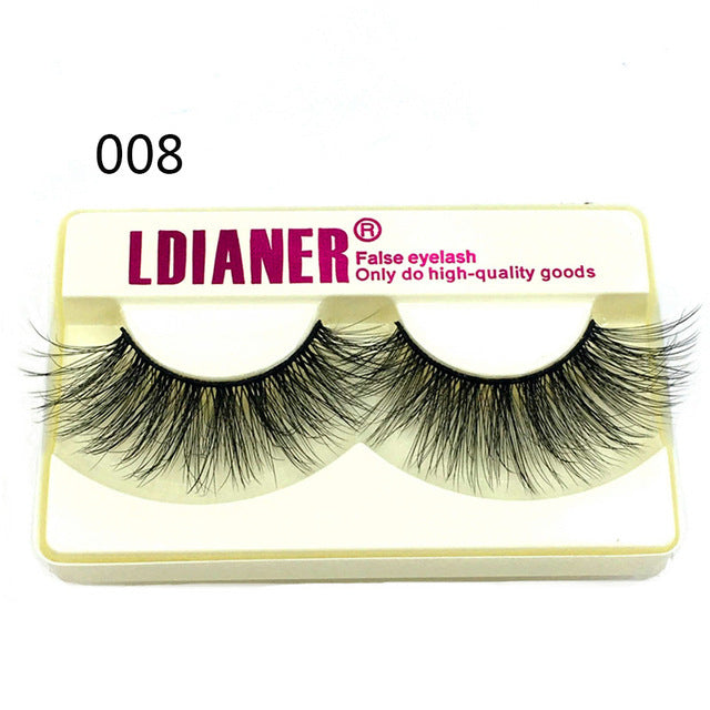 Mink Eyelashes 25mm Wispy Fluffy Lashes