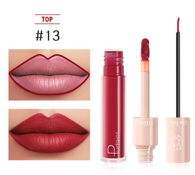Pudgier Dual Lipstick Lip Gloss Liquid Lipstick