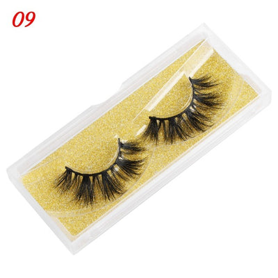 Mink Eyelashes 25mm Wispy Fluffy Lashes