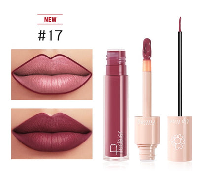 Pudgier Dual Lipstick Lip Gloss Liquid Lipstick