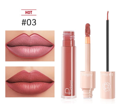 Pudgier Dual Lipstick Lip Gloss Liquid Lipstick