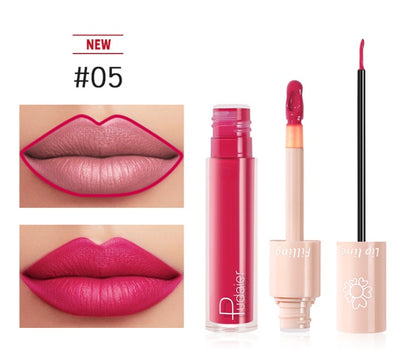 Pudgier Dual Lipstick Lip Gloss Liquid Lipstick