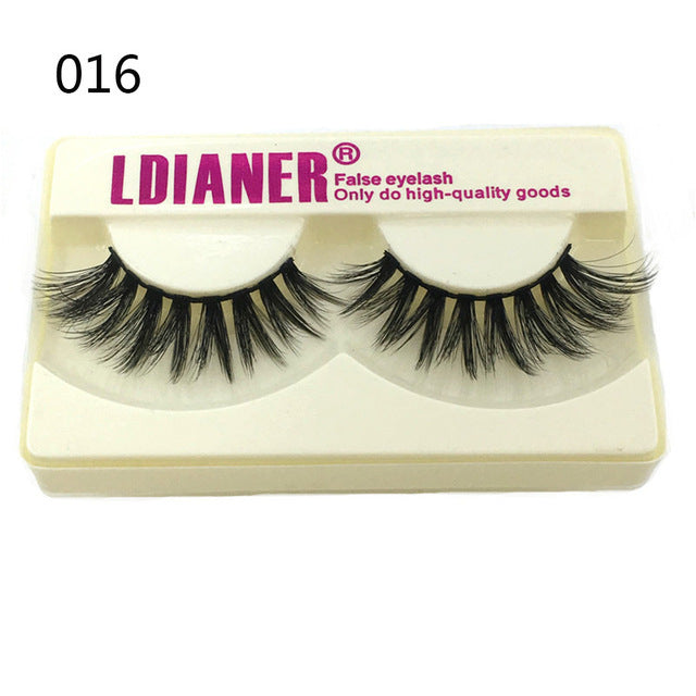Mink Eyelashes 25mm Wispy Fluffy Lashes