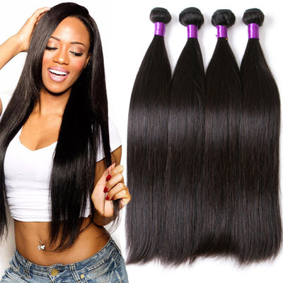 Brazilin human straight hair natural colour