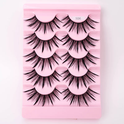 Natural 3D Dramatic Fairy Clusters Manga Eyelashes