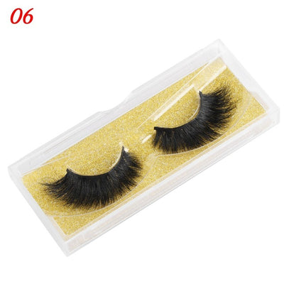 Mink Eyelashes 25mm Wispy Fluffy Lashes