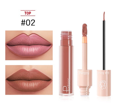 Pudgier Dual Lipstick Lip Gloss Liquid Lipstick