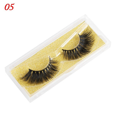 Mink Eyelashes 25mm Wispy Fluffy Lashes