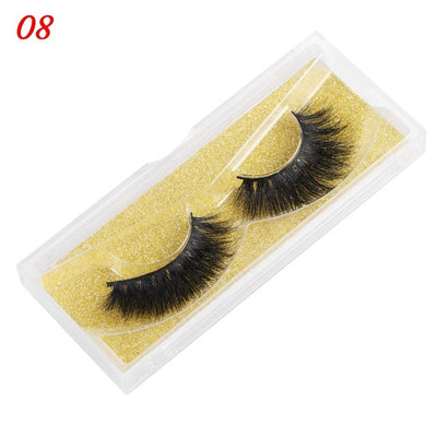 Mink Eyelashes 25mm Wispy Fluffy Lashes