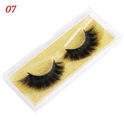Mink Eyelashes 25mm Wispy Fluffy Lashes
