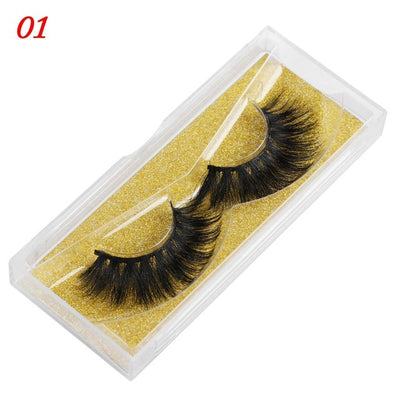 Mink Eyelashes 25mm Wispy Fluffy Lashes