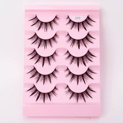 Natural 3D Dramatic Fairy Clusters Manga Eyelashes